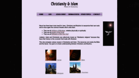 What Christianity-islam.com website looked like in 2019 (4 years ago)