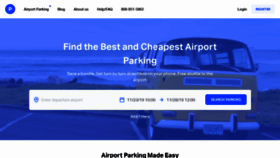 What Click4parking.com website looked like in 2019 (4 years ago)