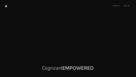 What Cognizantempowered.com website looked like in 2019 (4 years ago)