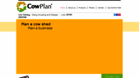 What Cowplan.com website looked like in 2019 (4 years ago)