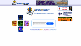 What Catholicdirectory.org website looked like in 2019 (4 years ago)