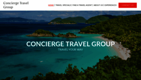 What Conciergetravelgroup.ca website looked like in 2019 (4 years ago)
