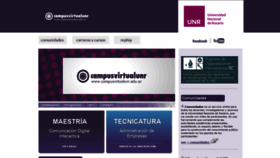What Campusvirtualunr.edu.ar website looked like in 2019 (4 years ago)
