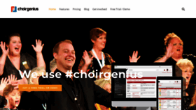 What Choirgenius.com website looked like in 2019 (4 years ago)