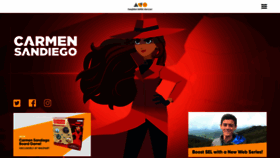 What Carmensandiego.com website looked like in 2019 (4 years ago)