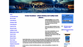 What Cruisevacationsguide.com website looked like in 2019 (4 years ago)