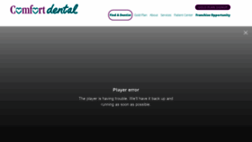 What Comfortdental.com website looked like in 2019 (4 years ago)