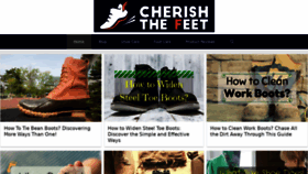 What Cherishthefeet.com website looked like in 2019 (4 years ago)