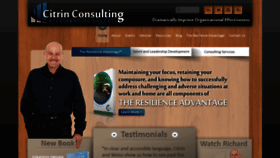 What Citrinconsulting.com website looked like in 2019 (4 years ago)