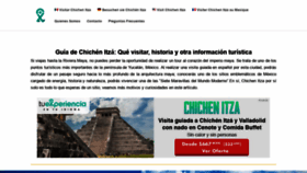What Chichenitzamexico.com website looked like in 2019 (4 years ago)
