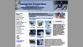 What Cenogenics.net website looked like in 2019 (4 years ago)