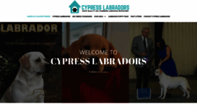 What Cypresslabradors.com website looked like in 2019 (4 years ago)