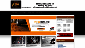 What Chrisautontruck.com website looked like in 2019 (4 years ago)