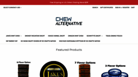 What Chewalternative.com website looked like in 2019 (4 years ago)