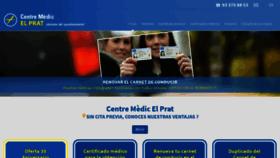 What Centremedicelprat.com website looked like in 2019 (4 years ago)