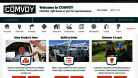 What Comvoy.com website looked like in 2019 (4 years ago)