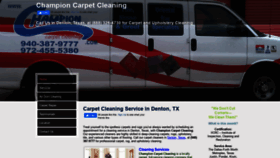 What Championcarpetcleaning.com website looked like in 2019 (4 years ago)