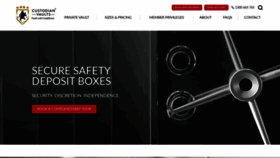 What Custodianvaults.com.au website looked like in 2019 (4 years ago)