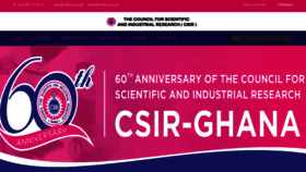 What Csir.org.gh website looked like in 2019 (4 years ago)