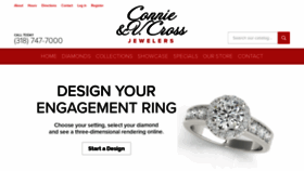What Connieandvcrossjewelers.com website looked like in 2019 (4 years ago)