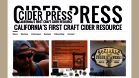 What Ciderpress.us website looked like in 2019 (4 years ago)