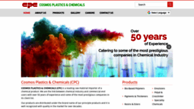 What Cosmoschemicals.com website looked like in 2019 (4 years ago)