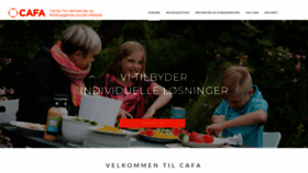 What Cafa.dk website looked like in 2019 (4 years ago)