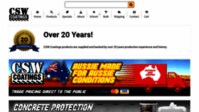 What Cswcoatings.com.au website looked like in 2019 (4 years ago)
