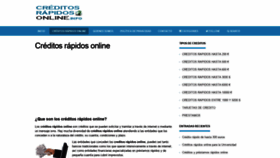 What Creditosrapidosonline.info website looked like in 2019 (4 years ago)