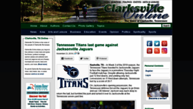 What Clarksvilleonline.com website looked like in 2019 (4 years ago)