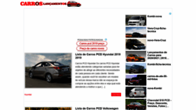 What Carroslancamentos.com.br website looked like in 2019 (4 years ago)