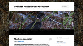 What Cowichanfishandgame.com website looked like in 2019 (4 years ago)