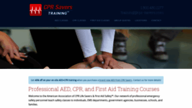 What Cpr-savers-training.com website looked like in 2019 (4 years ago)