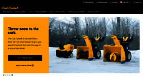 What Cubcadet.info website looked like in 2019 (4 years ago)