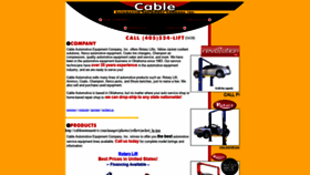 What Cableautomotive.com website looked like in 2019 (4 years ago)