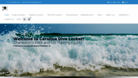What Charlestondivelocker.com website looked like in 2019 (4 years ago)