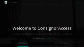 What Consignoraccess.com website looked like in 2019 (4 years ago)
