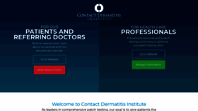 What Contactdermatitisinstitute.com website looked like in 2019 (4 years ago)