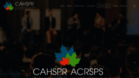 What Cahspr.ca website looked like in 2019 (4 years ago)
