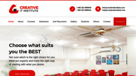 What Creativeitinstitute.com website looked like in 2019 (4 years ago)