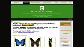 What Chaminade-entomologie.com website looked like in 2019 (4 years ago)