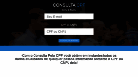 What Consultapelocpf.com.br website looked like in 2019 (4 years ago)