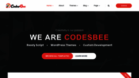 What Codesbee.com website looked like in 2019 (4 years ago)