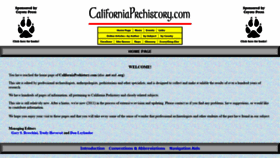 What Californiaprehistory.com website looked like in 2019 (4 years ago)