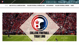 What Collegefootballtoday.org website looked like in 2019 (4 years ago)