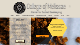 What Collegeofthemelissae.com website looked like in 2019 (4 years ago)