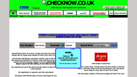 What Checkstocknow.com website looked like in 2019 (4 years ago)