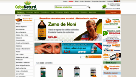 What Cebanatural.com website looked like in 2019 (4 years ago)