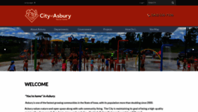 What Cityofasbury.com website looked like in 2019 (4 years ago)