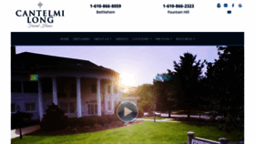 What Cantelmifuneralhome.com website looked like in 2019 (4 years ago)